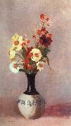 Odilon Redon Vase of Flowers painting